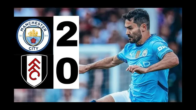 Cầu thủ Man City với nụ cười rạng rỡ sau khi ghi bàn vào lưới Fulham Cầu thủ Man City với nụ cười rạng rỡ sau khi ghi bàn vào lưới Fulham