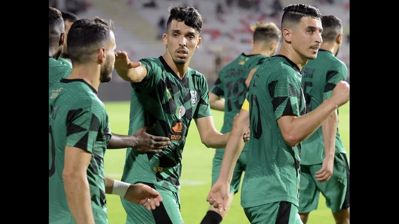 Trận đấu giữa đội bóng Khenchela và Constantine